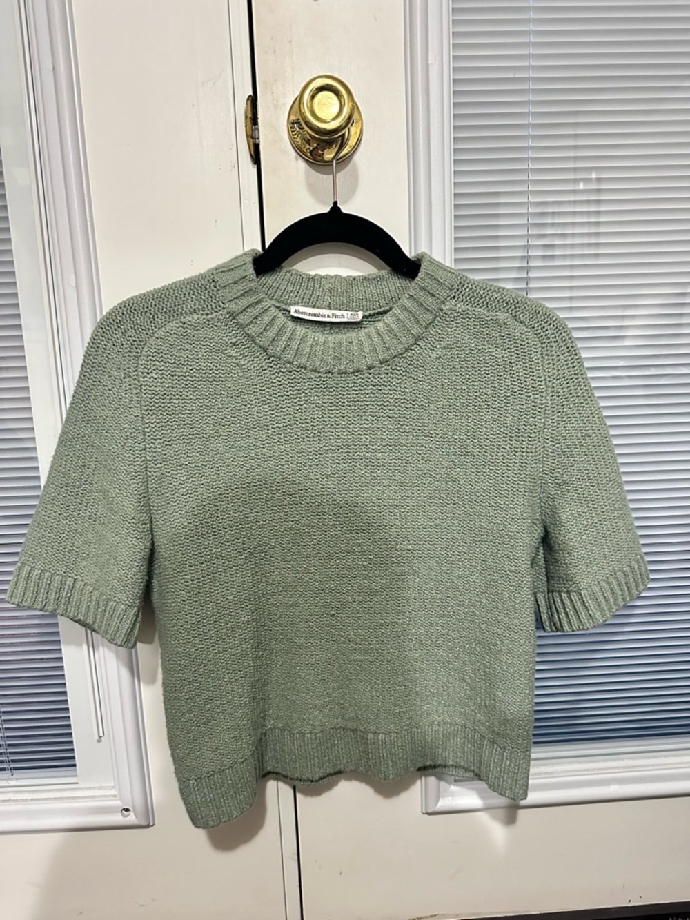 Abercrombie & Fitch Light Sage Knit Top